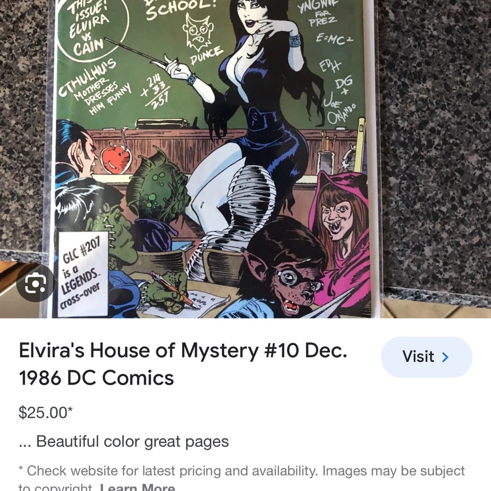 Collectible Comics. 1959 Comic Comics. And Elvira comic.  In fair confition.. - Picture 10 of 12